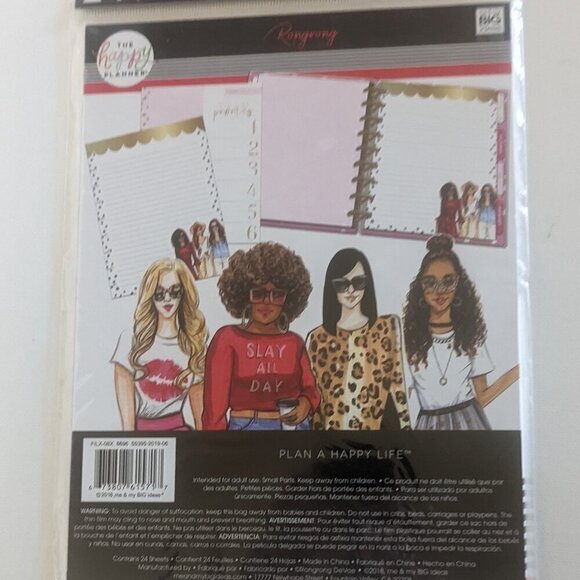 NWT Happy Planner Gold Rong Rong 24pg Classic Fashion Paper Pack Priorities NEW - Picture 6 of 6